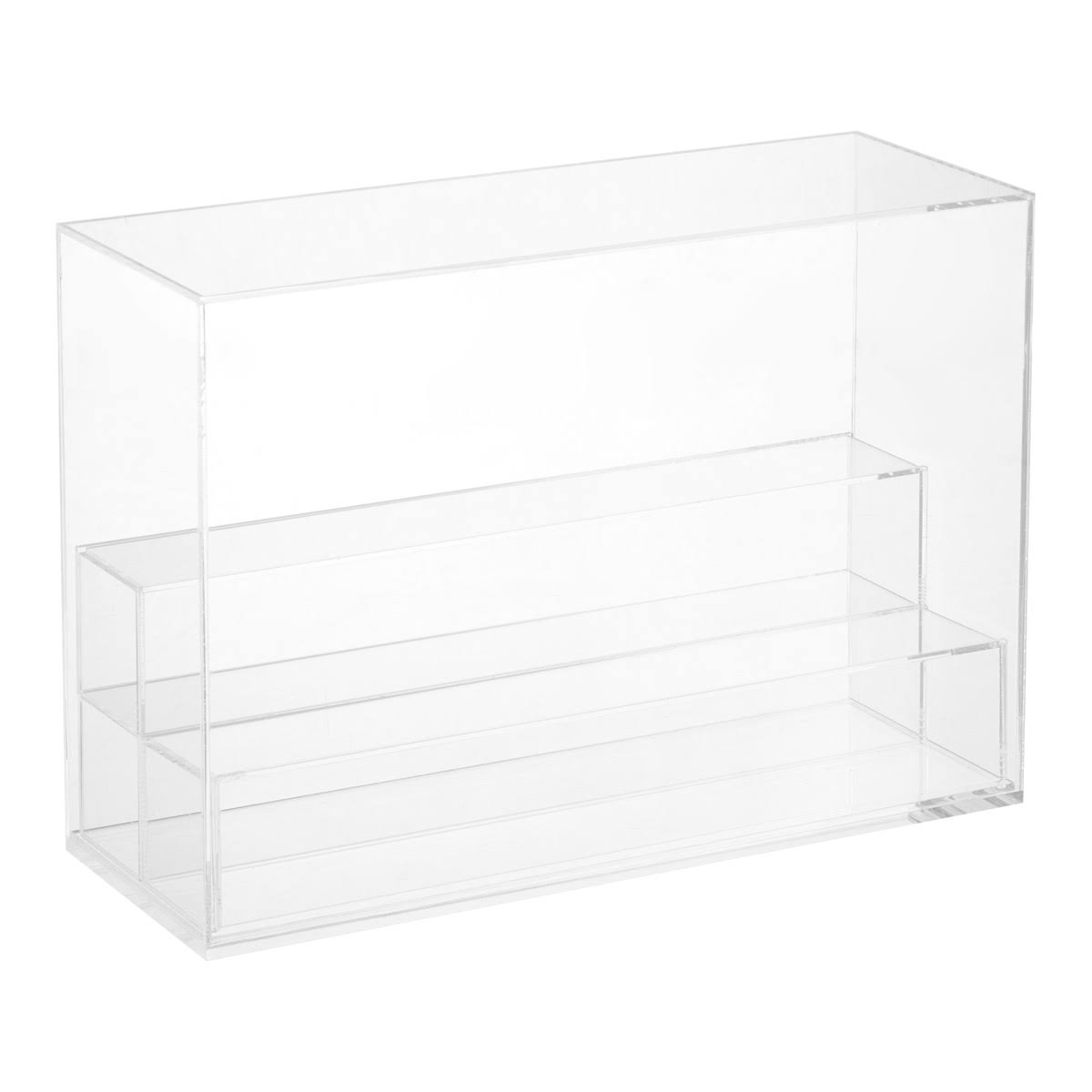 Large Premium Modular Acrylic Display Case Clear, 143/4" x 51/2" x 10