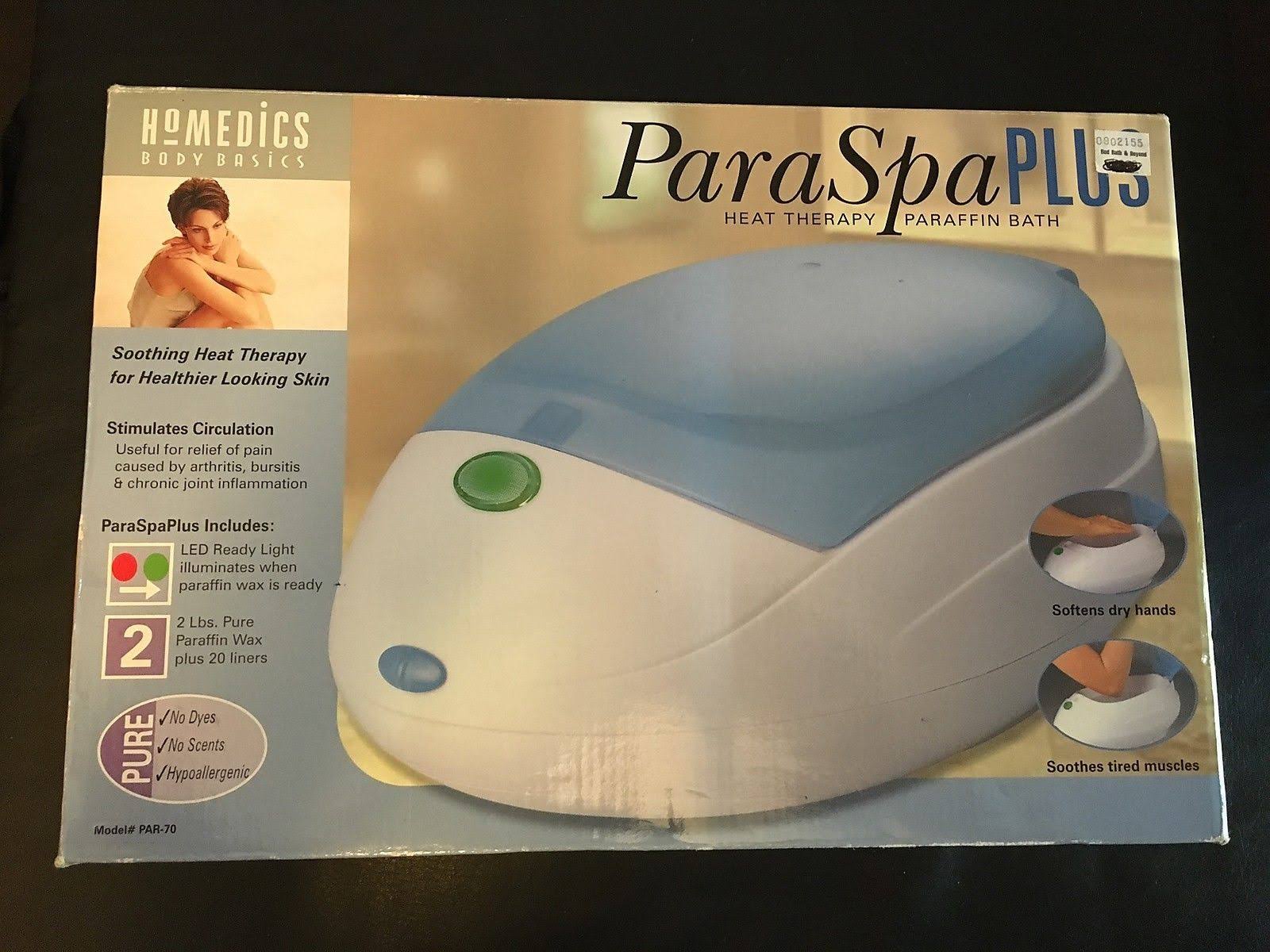 Homedics Paraspa Plus Heat Therapy Paraffin Bath Par70 WGL2s