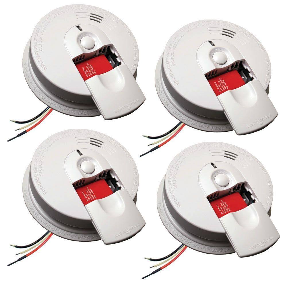 Kidde Firex Hardwire Smoke Detector With 9 Volt Battery Backup And