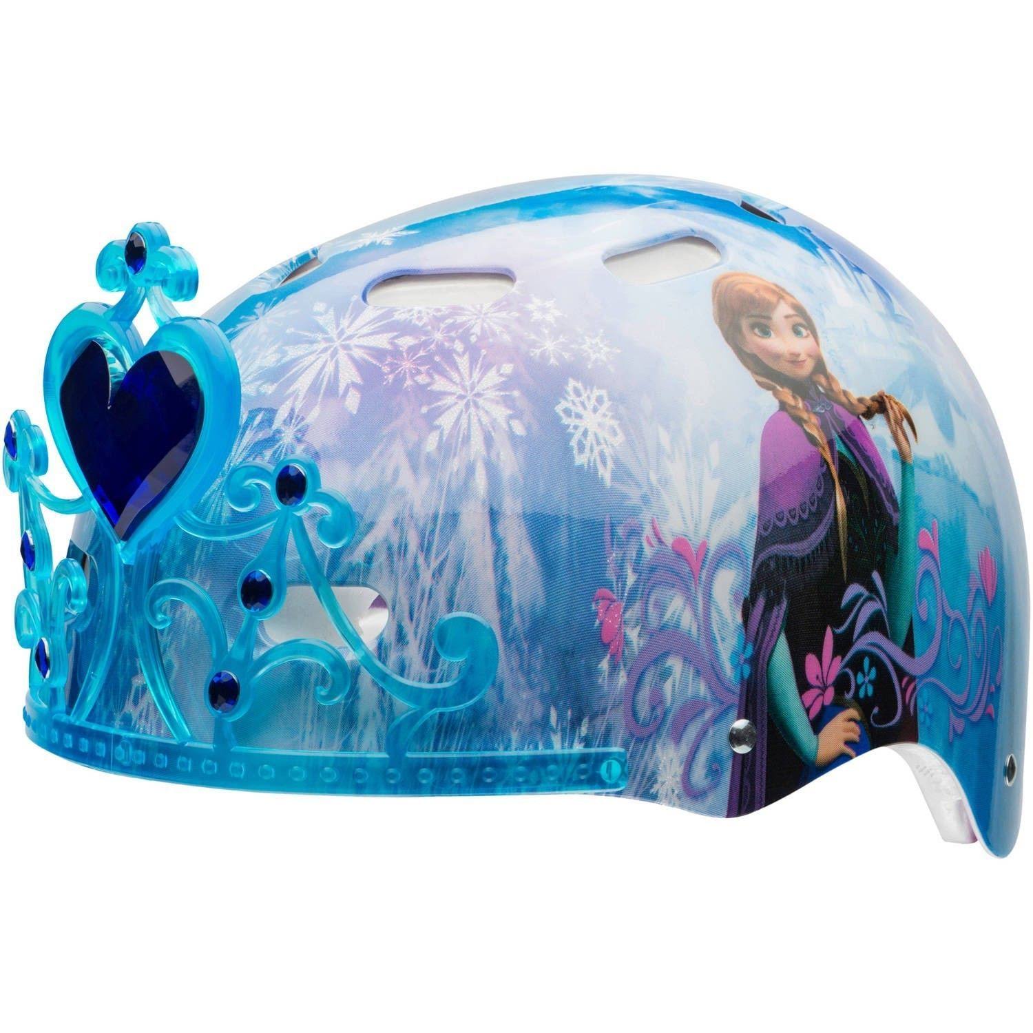 bell frozen child bike 3d tiara helmet