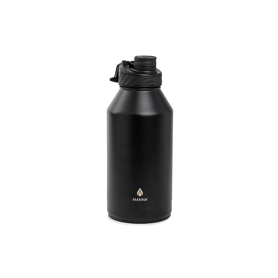 Manna Convoy 64 oz. Water Bottle in Black - WWWW