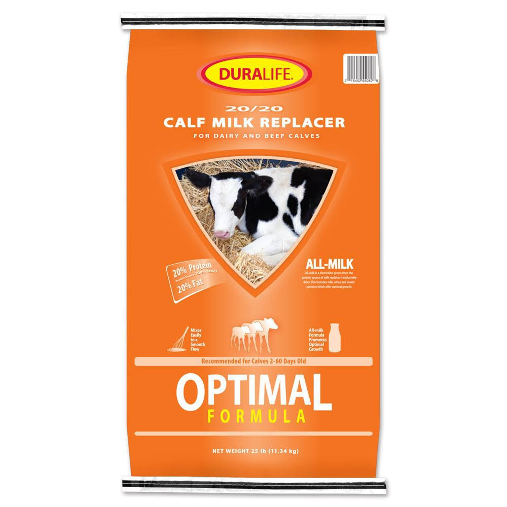 Duralife Optimal 25 lbs All Milk Replacer 25843 WGL2s