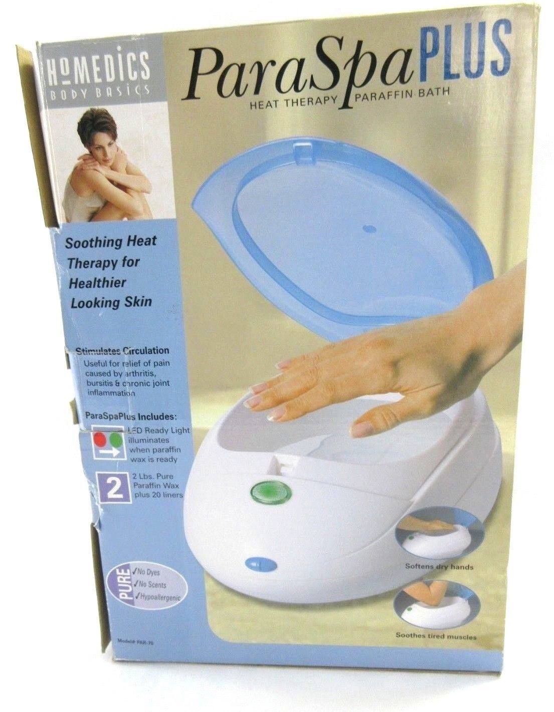 Homedics Paraspa Plus Heat Therapy Paraffin Bath with Liners WWWW