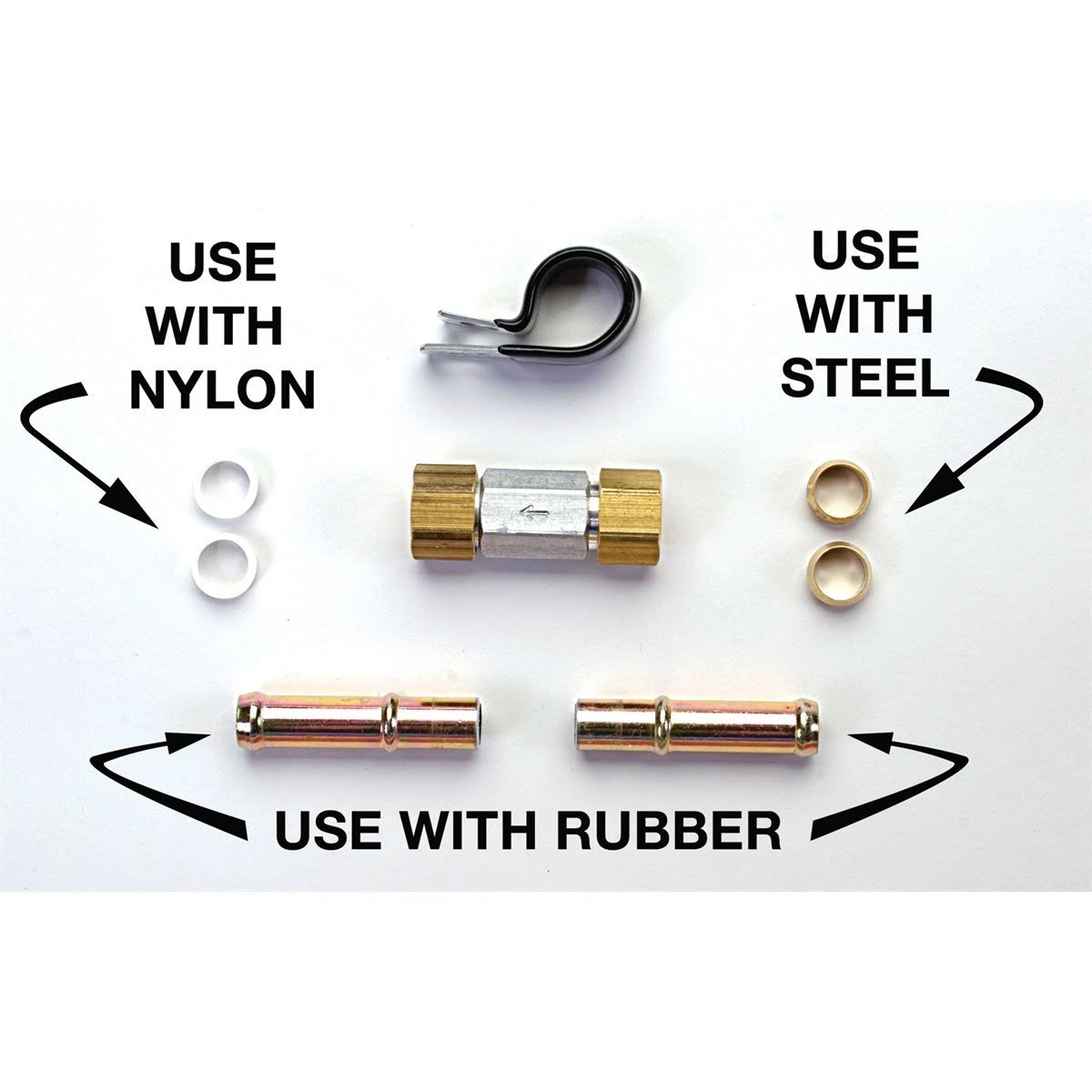 S.U.R & R Fuel Line Check Valve for 3/8" Lines Ckv7 WGL2s