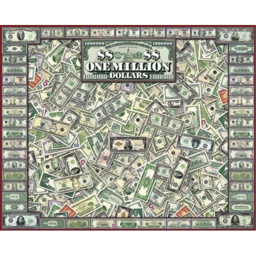 White Mountain Puzzles One Million Dollars - 1000 Piece Jigsaw Puzzle ...