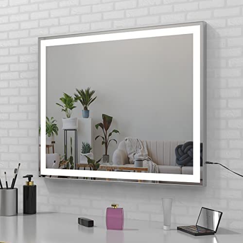 Hollywood Lighted Makeup Mirror Tabletop Wall Light Up For Bedroom Hollywood Lighted Makeup Mirror, Tabletop Light Up Mirror