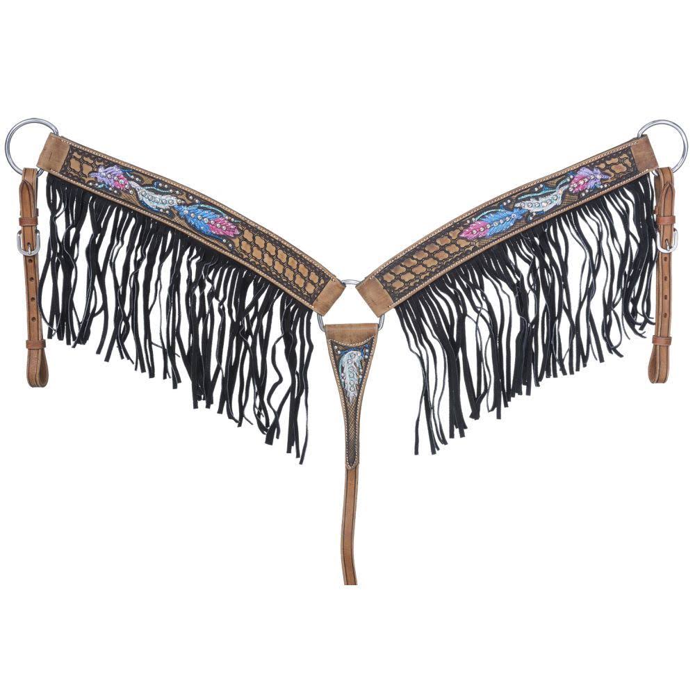 Silver Royal Delilah Fringe Breast Collar HJ1s