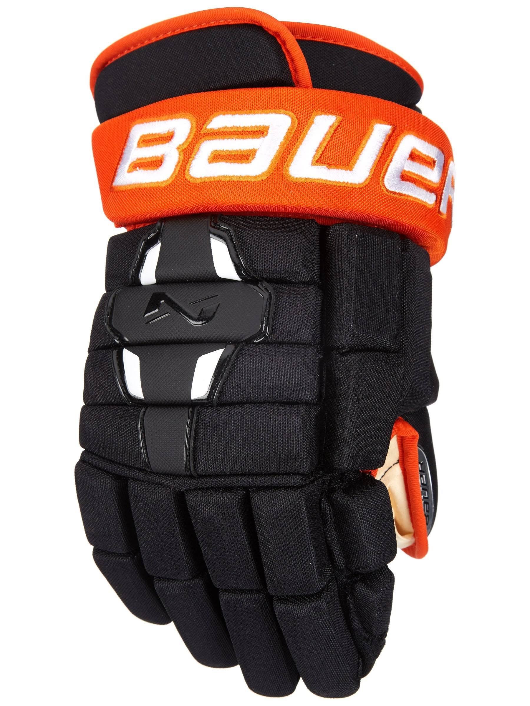 Bauer Nexus N2900 Hockey Gloves Senior Black/Orange 13.0x22 HJ1s