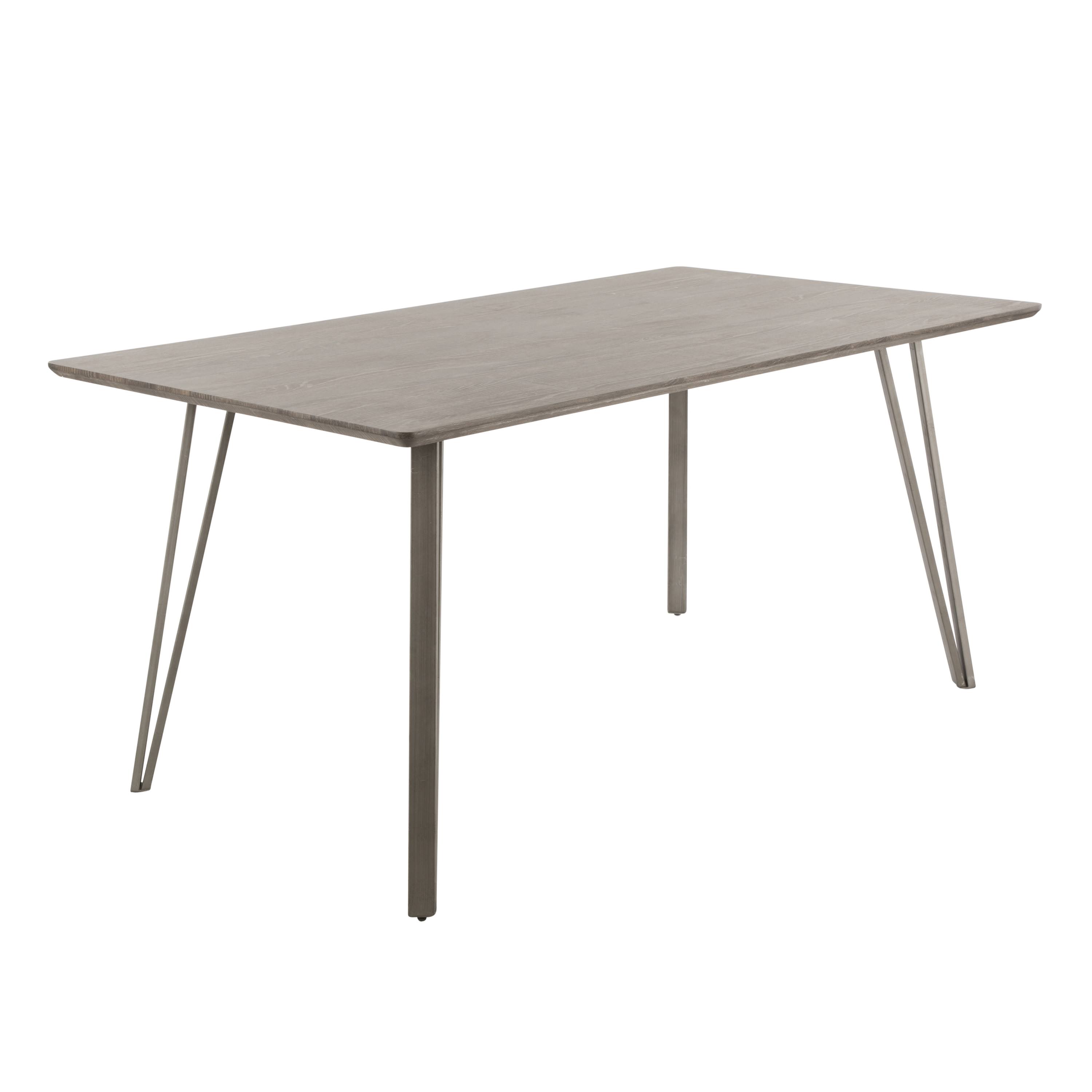 LumiSource Sedona Dark Brown Dining Table HJ1s