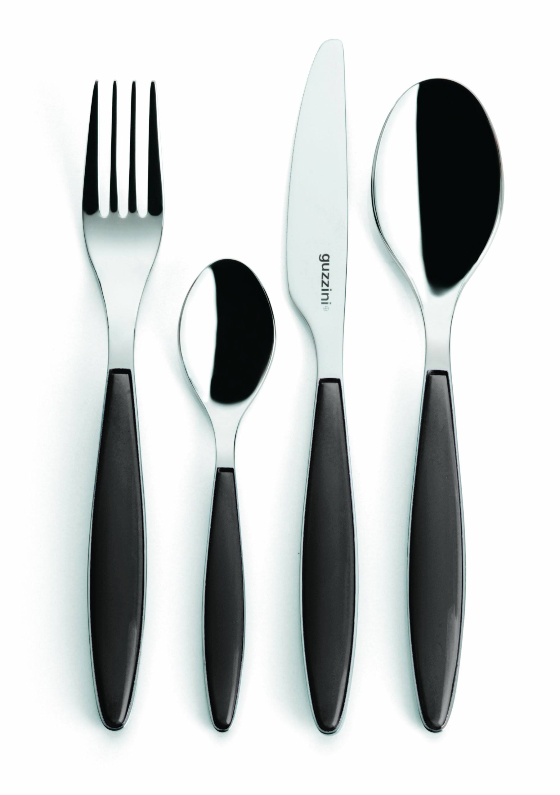 Guzzini Feeling Cutlery Set 24 Pieces, Grey HJ1s