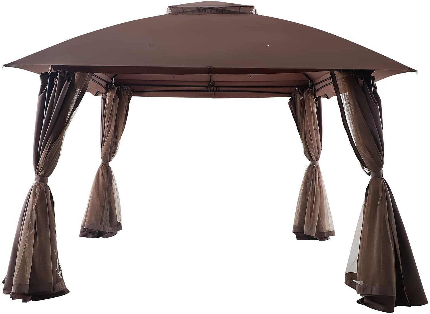 Double Vent Outdoor Gazebo Canopy 