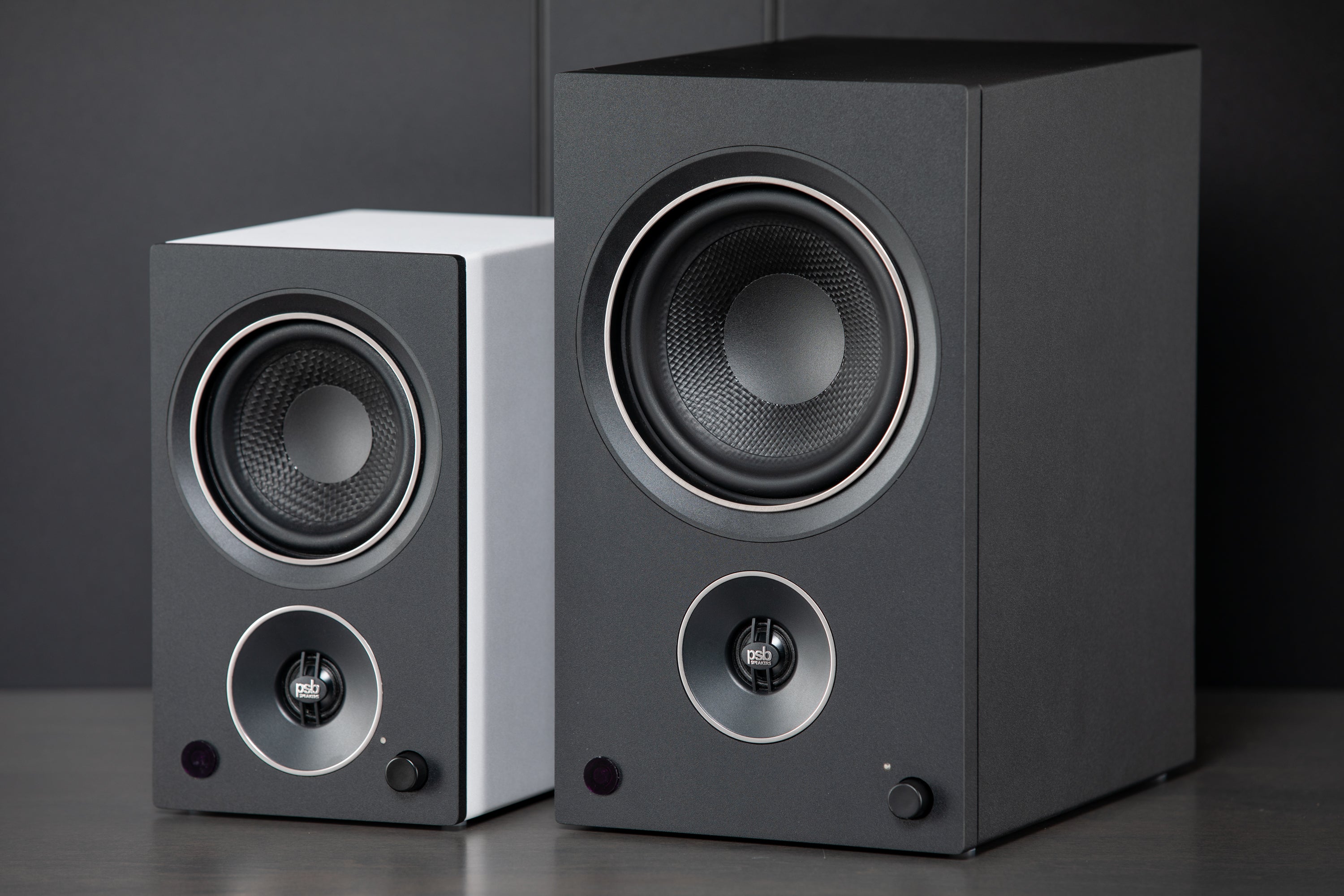 PSB Alpha AM3/AM5 Powered Bookshelf Speakers