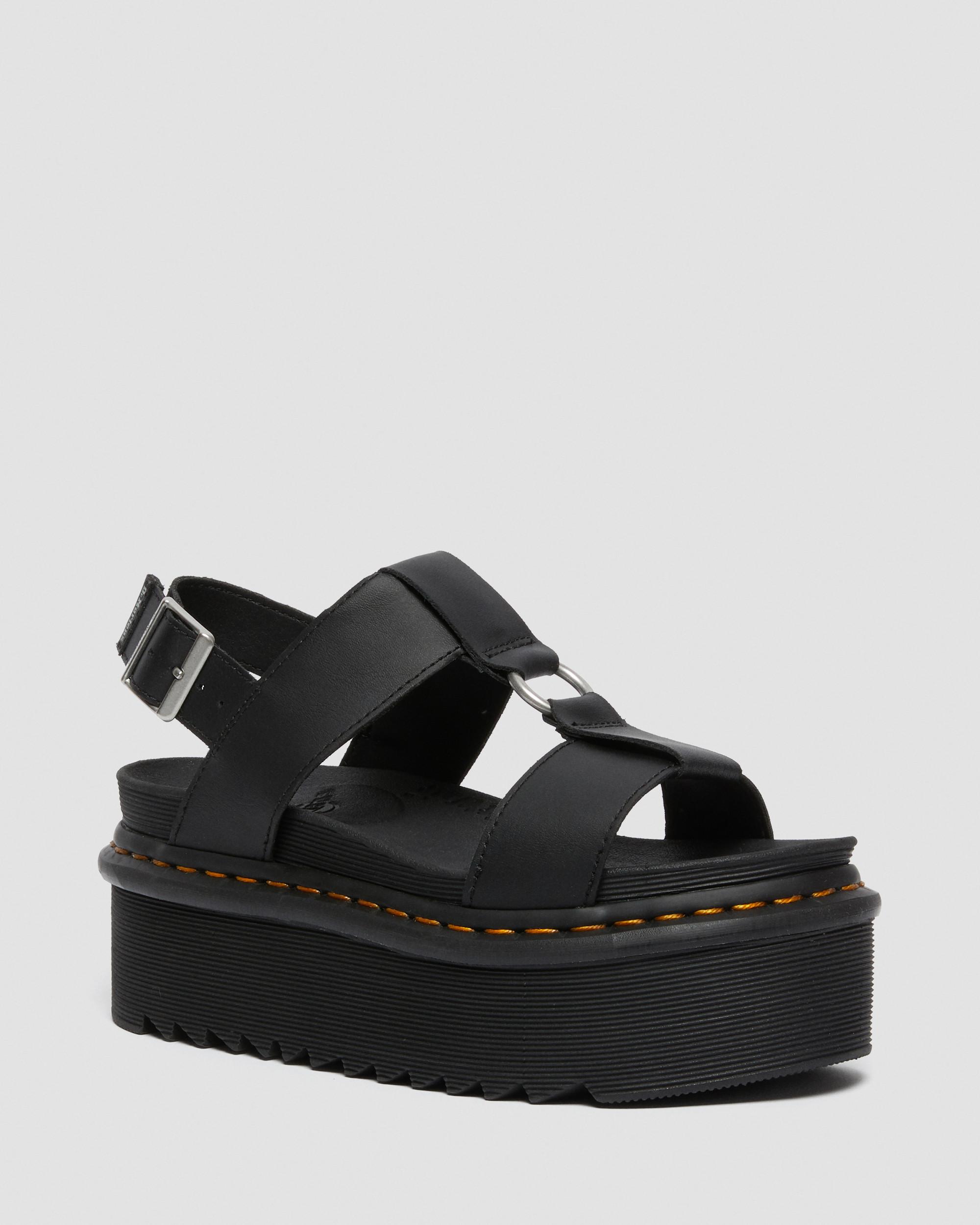 dr martens francis leather strap sandals