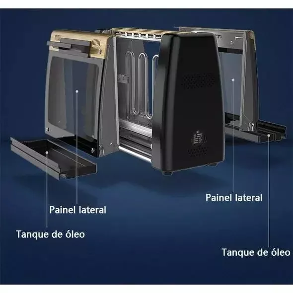 🔥 Venta caliente 🔥 Horno eléctrico rotativo automático sin humo