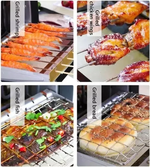 🔥 Venta caliente 🔥 Horno eléctrico rotativo automático sin humo