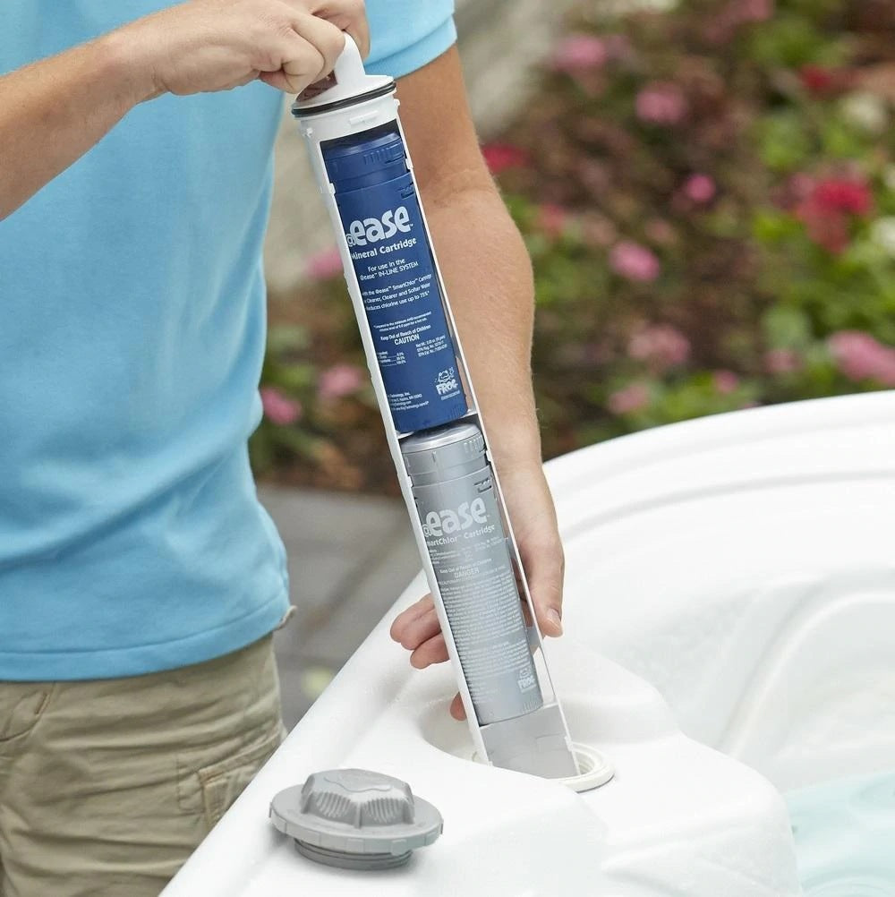 4 Pack FROG ease InLine Spa SmartChlor® Sanitizing Cartridge + Mineral Cartridge