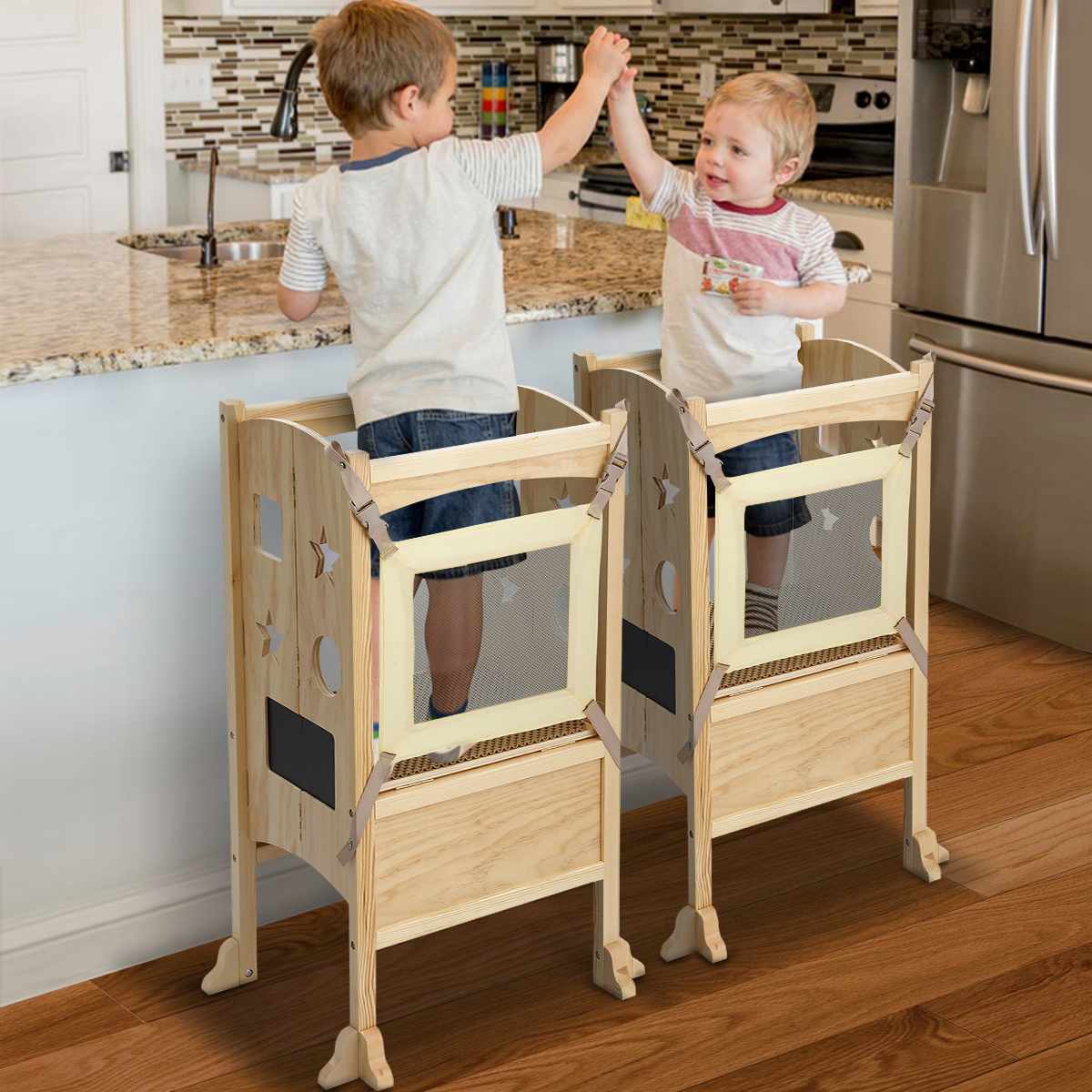Learning tower Kitchen Helper Kitchen stool Safety stool Toddler step stool Kid Step Stool Activity tower Montessori tower Stepping stool 