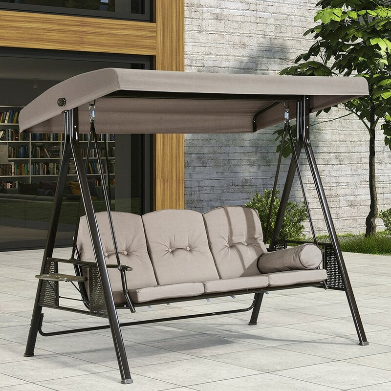 brentley outdoor porch swing with stand