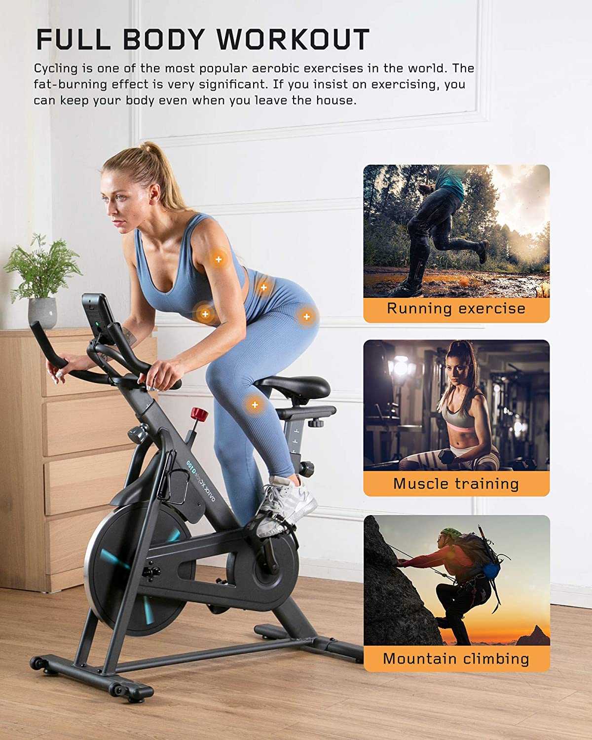 OVICX OS-EBIKE-Q100-C Magnetic 