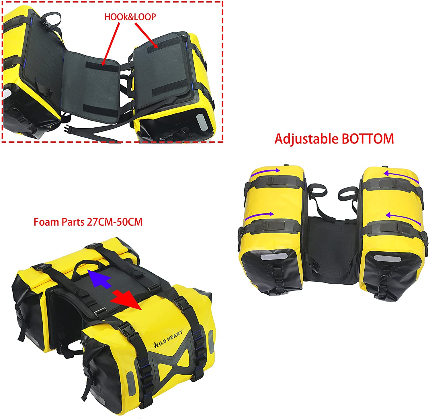WILD HEART Waterproof bag Motorcycle 