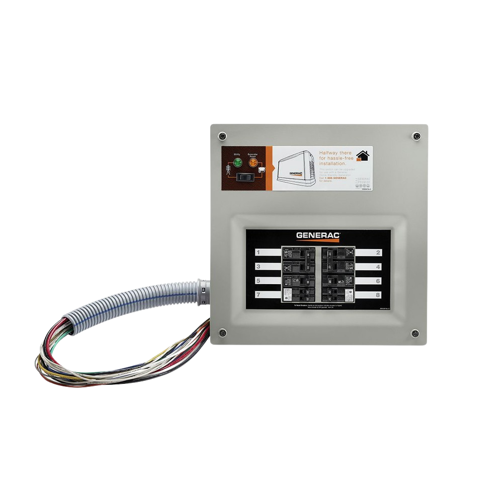 Generac 9854 50Amp HomeLink PreWired Manual Transfer Switch (1016