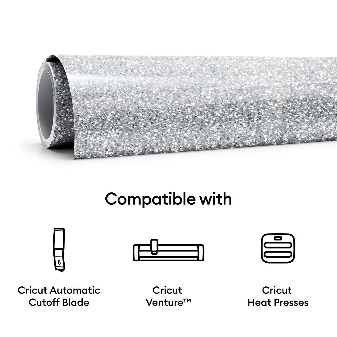 Smart Iron-On™ Glitter (25 in x 12 ft)