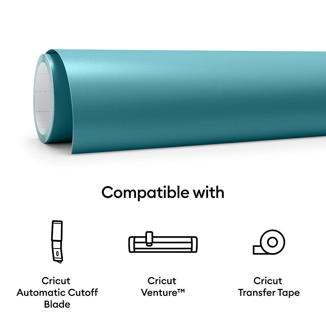 Smart Vinyl - Removable, Aqua 5 ft