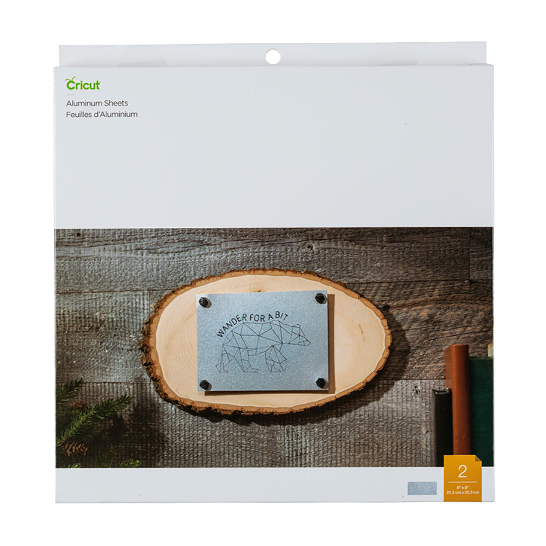 Aluminum Sheets, 8" x 8" (2 ct)