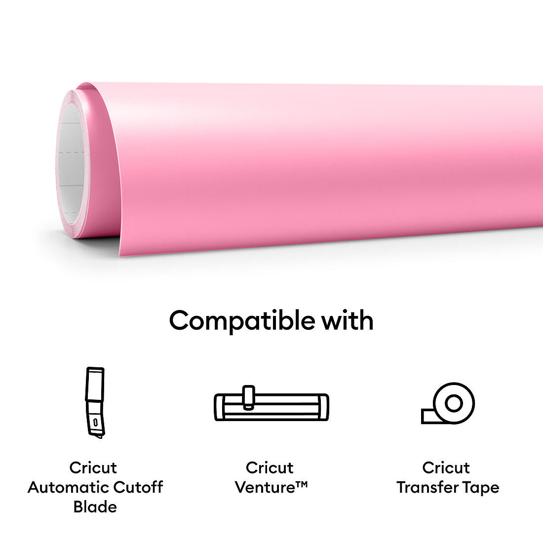 Smart Vinyl - Removable, Light Pink 5 ft
