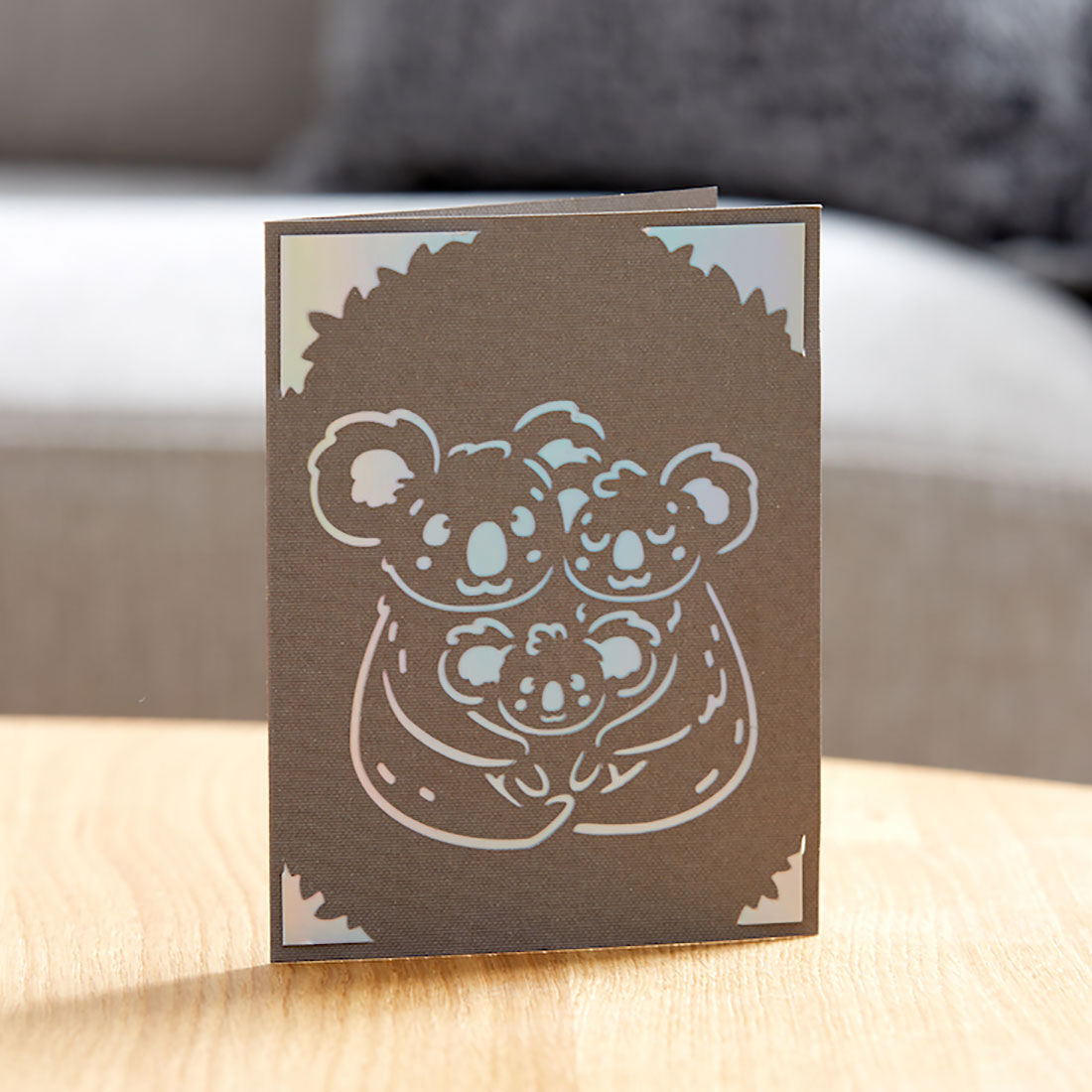 Cricut Joy™ Insert Cards, Gray/Silver Holographic 4.25" x 5.5"