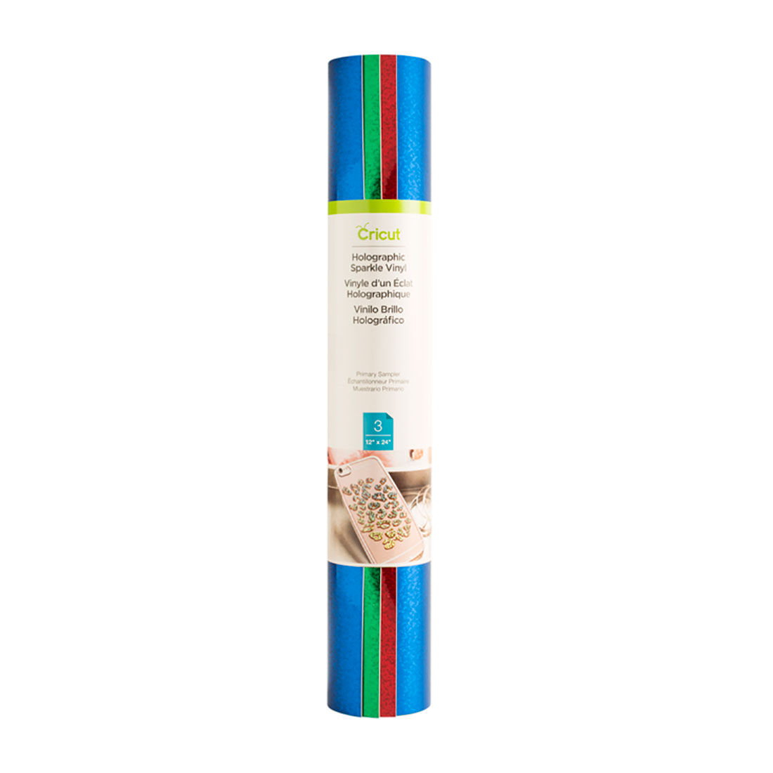 Premium Vinyl™ Holographic Sparkle Sampler, Primary - Removable