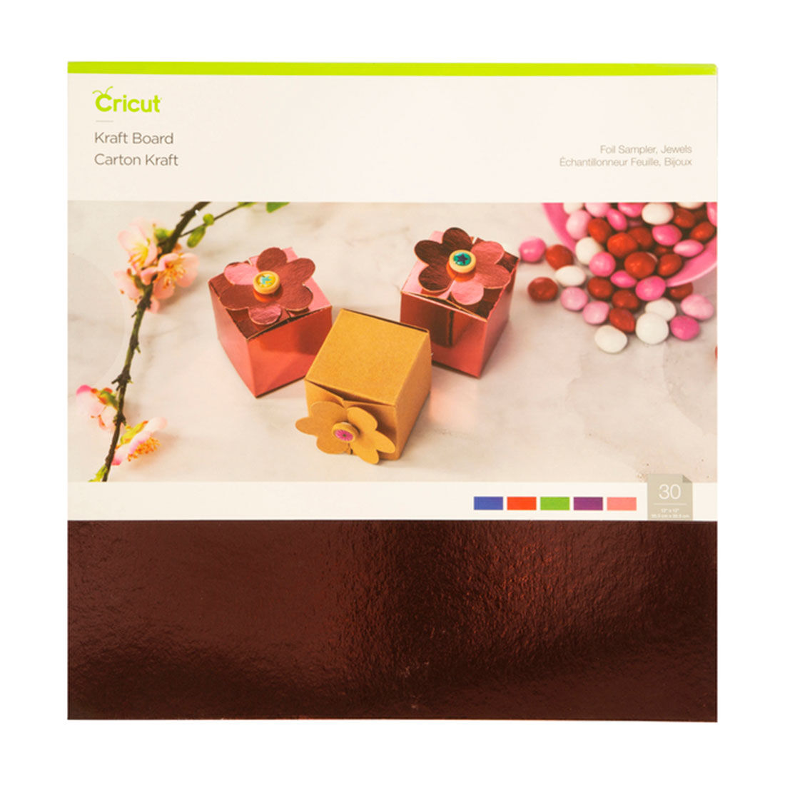 Kraft Board Foil Sampler, Jewels