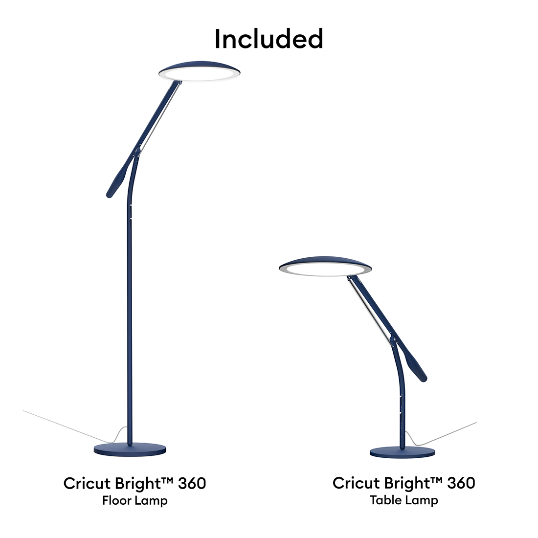 Cricut Bright™ 360 Ultimate LED Lamp Bundle, Indigo