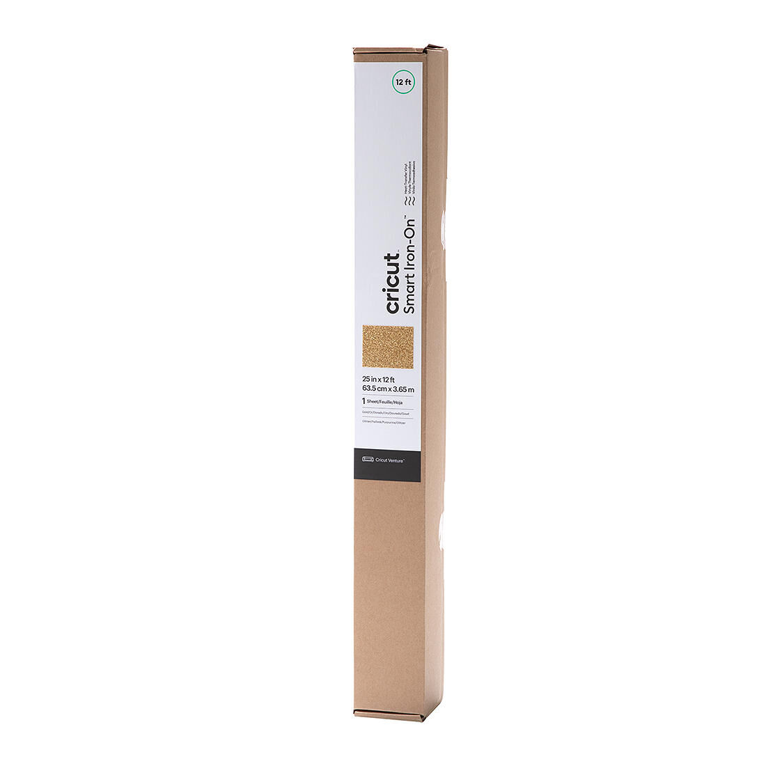 Smart Iron-On, Glitter, Gold 12 ft