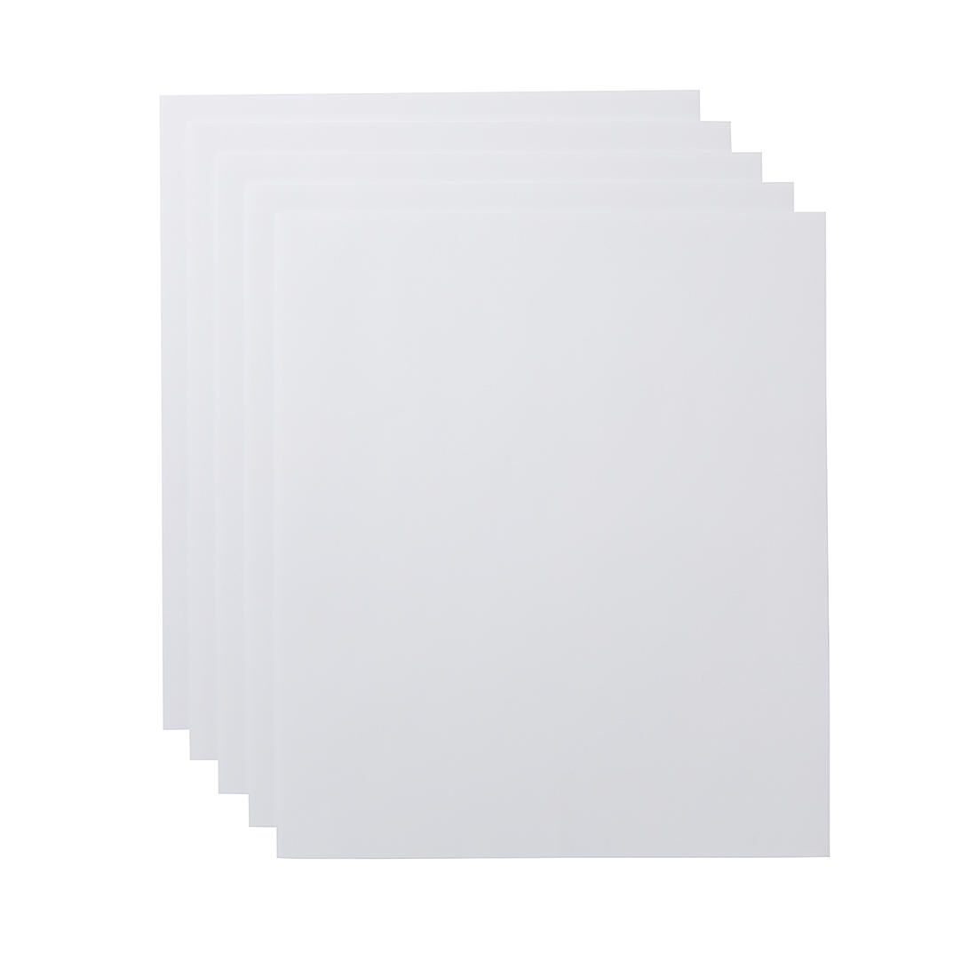 Cardstock Sampler, White - 24 in x 28 in (10 ct)