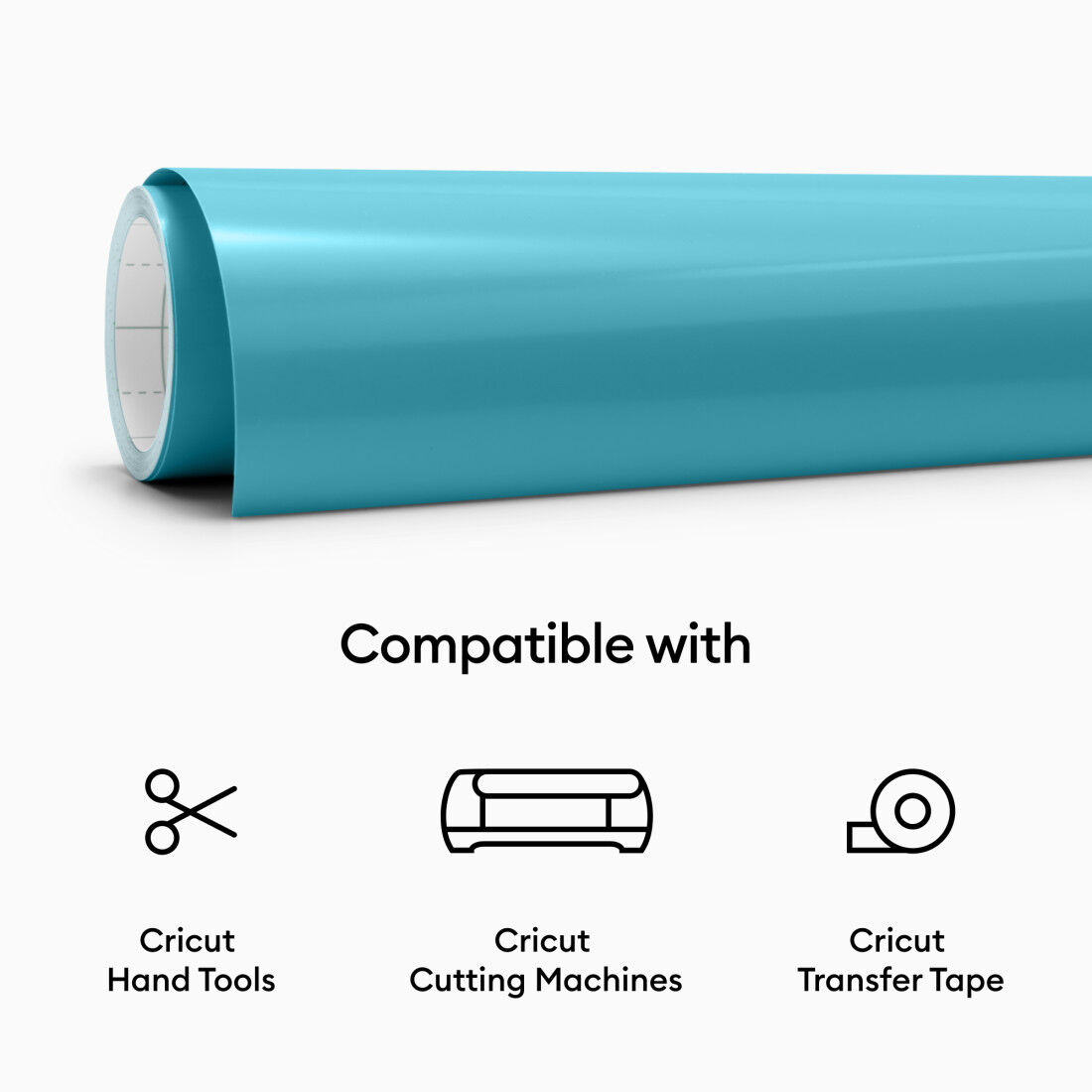 Heat-Activated, Color-Changing Vinyl – Permanent, Turquoise - Light Blue