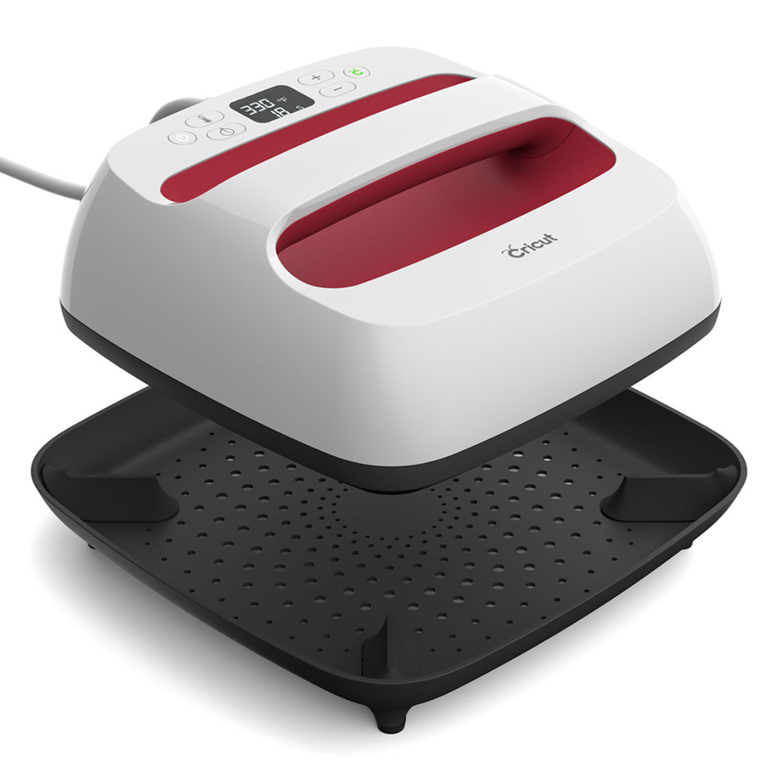 Cricut EasyPress™ 2, Raspberry  - 9" x 9" + Everything Iron -On Bundle