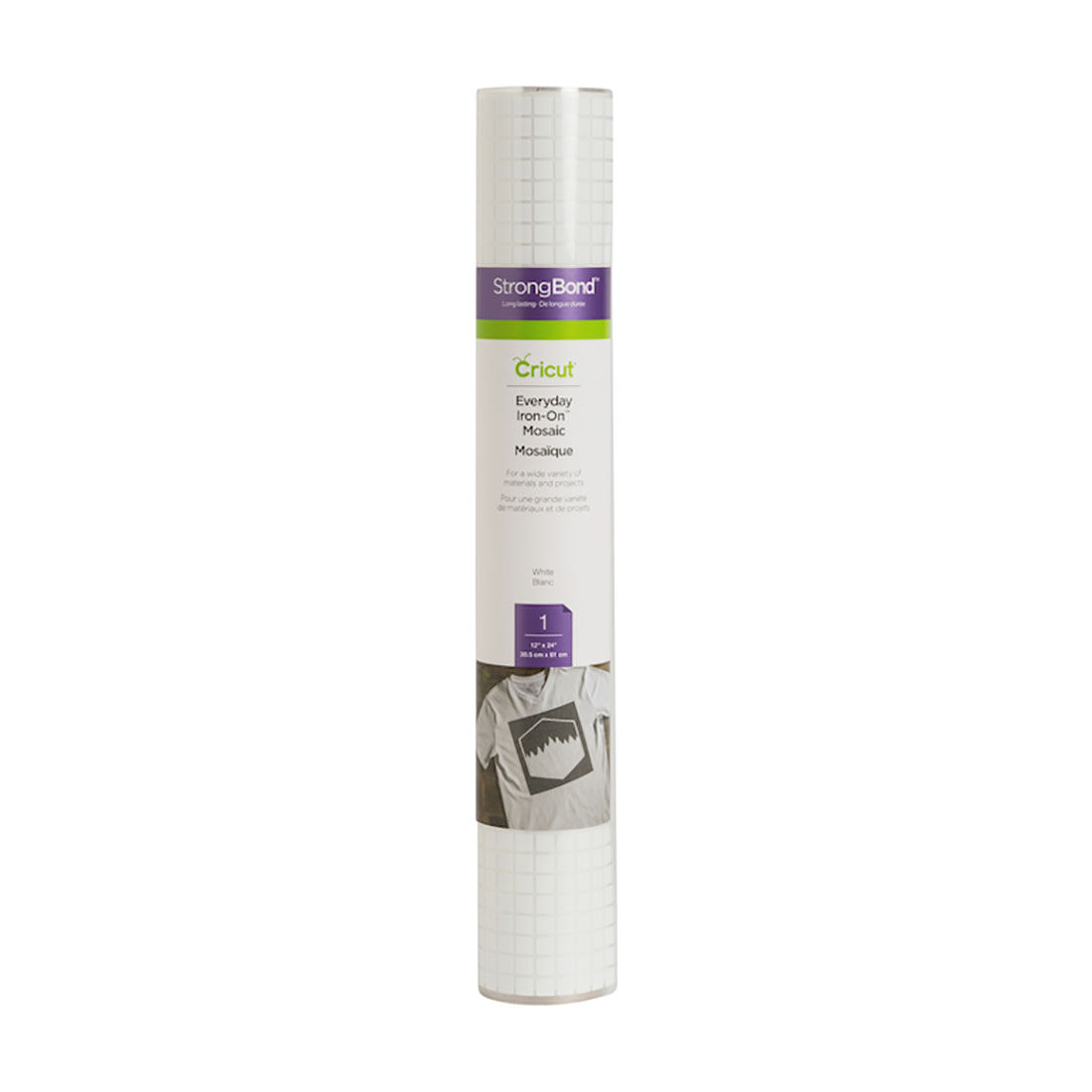 Everyday Iron-On™ Mosaic Squares, White