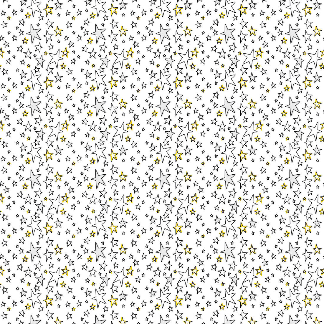 Premium Vinyl™ Patterned Sampler, Rad & Happy Starry Nights - Removable