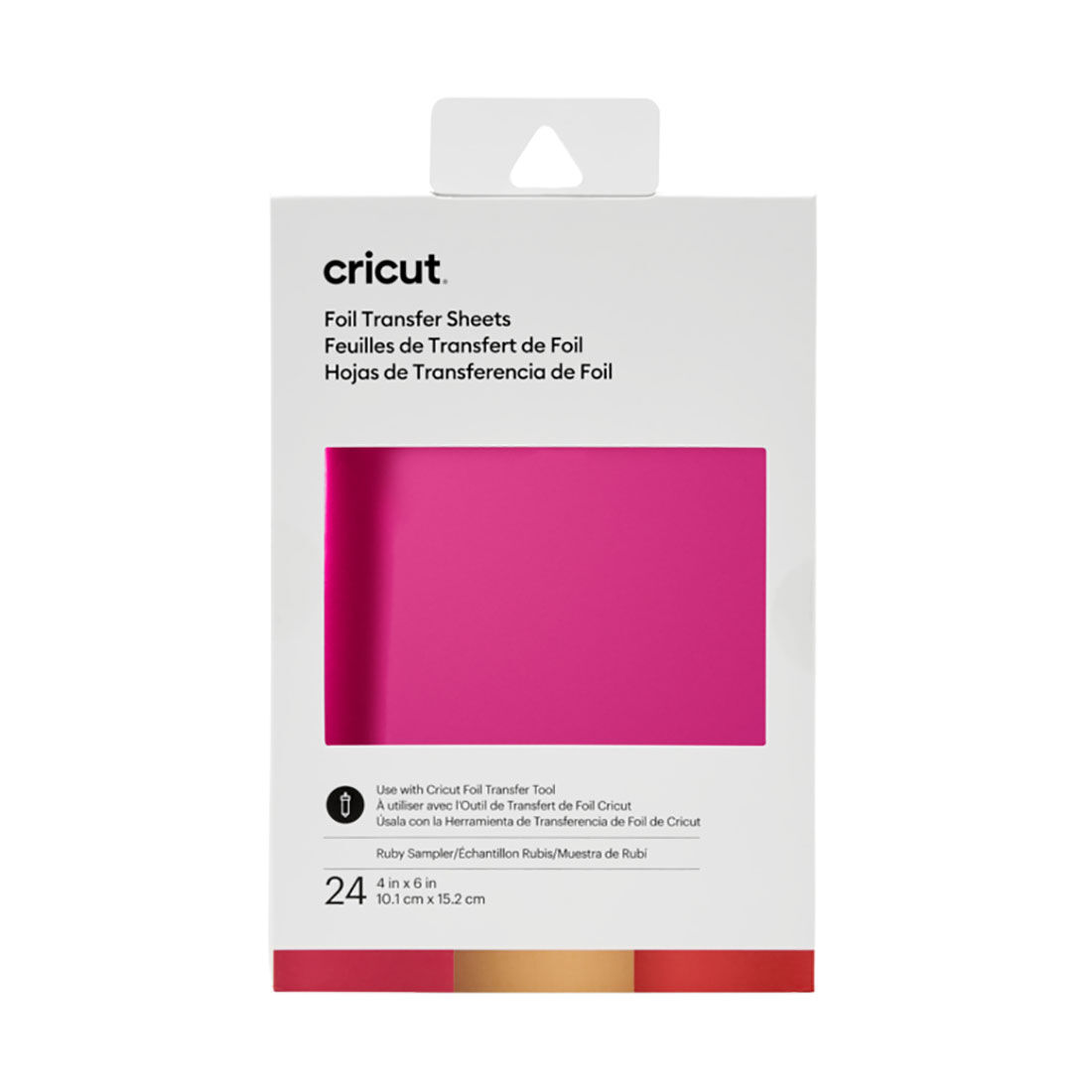 Foil Transfer Sheets Sampler, Ruby (24 ct)