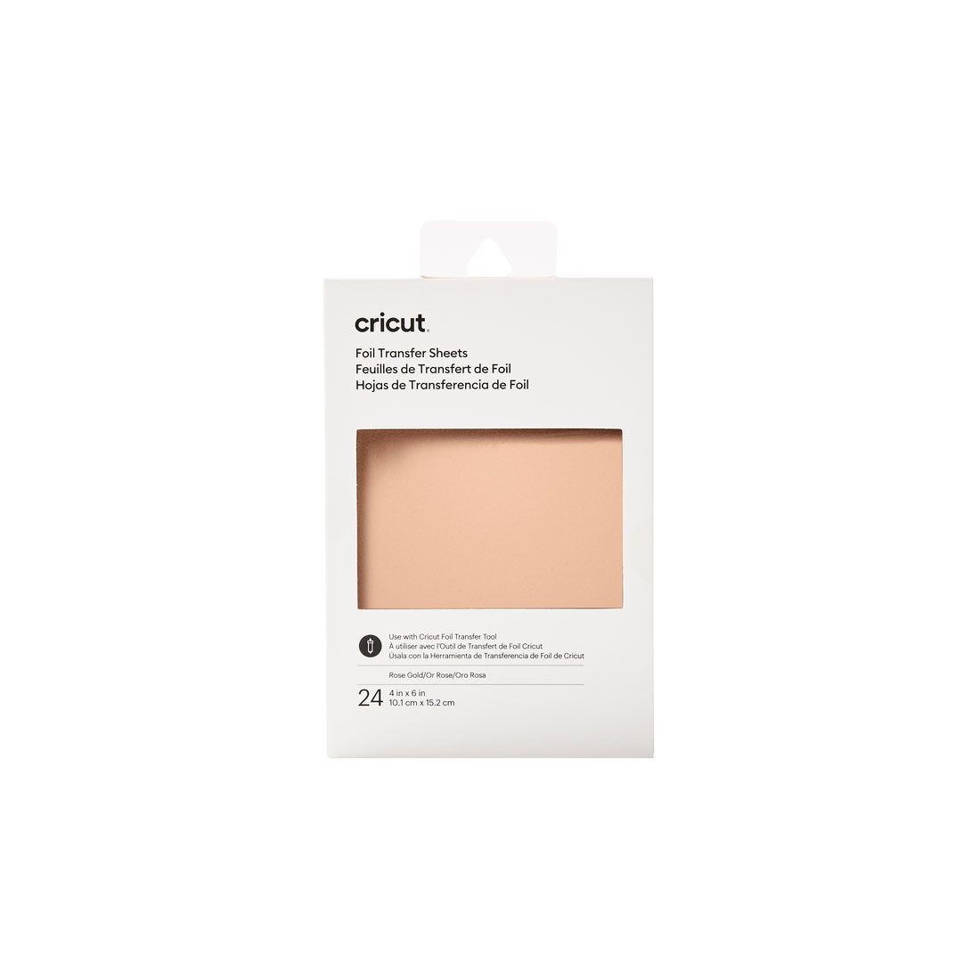 Foil Transfer Sheets, Rose Gold (24 ct)