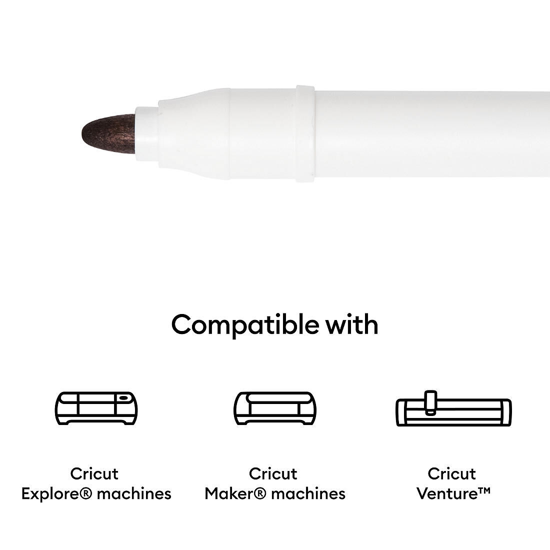Permanent Markers 2.5 mm, Black (3 ct)