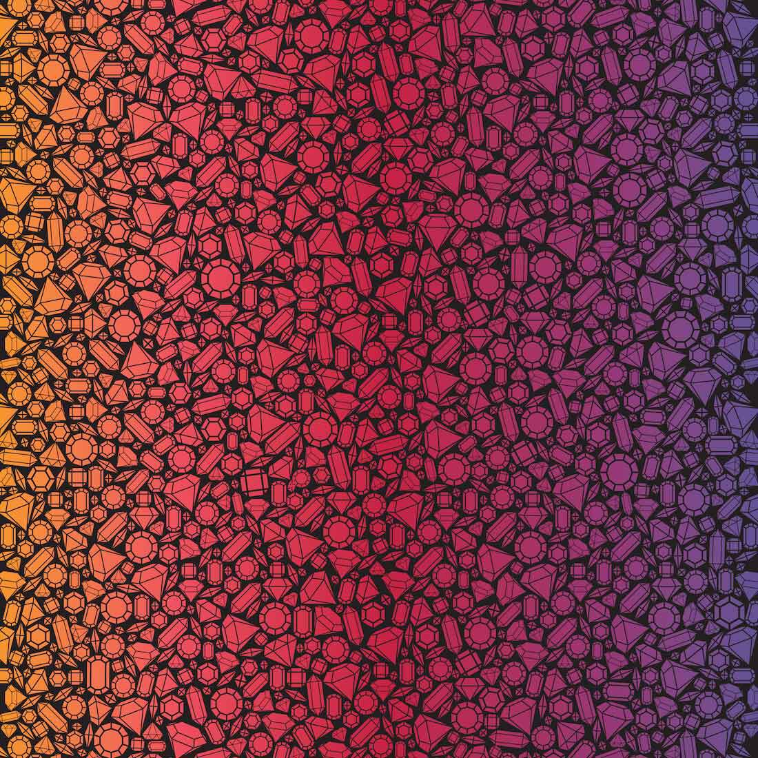 Infusible Ink™ Transfer Sheet Patterns, Bright Bow Gems