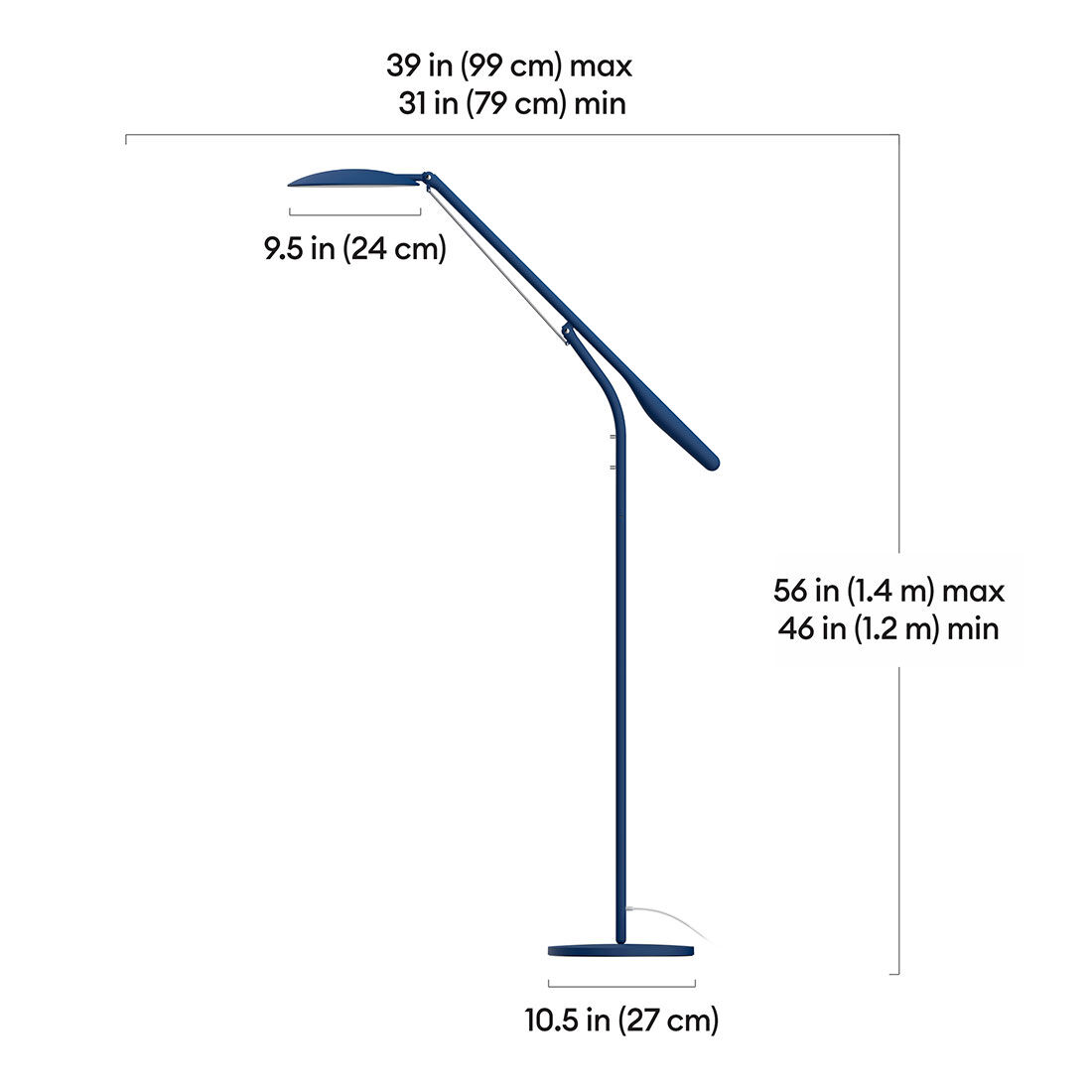 Cricut Bright™ 360, Ultimate LED Floor Lamp - Indigo