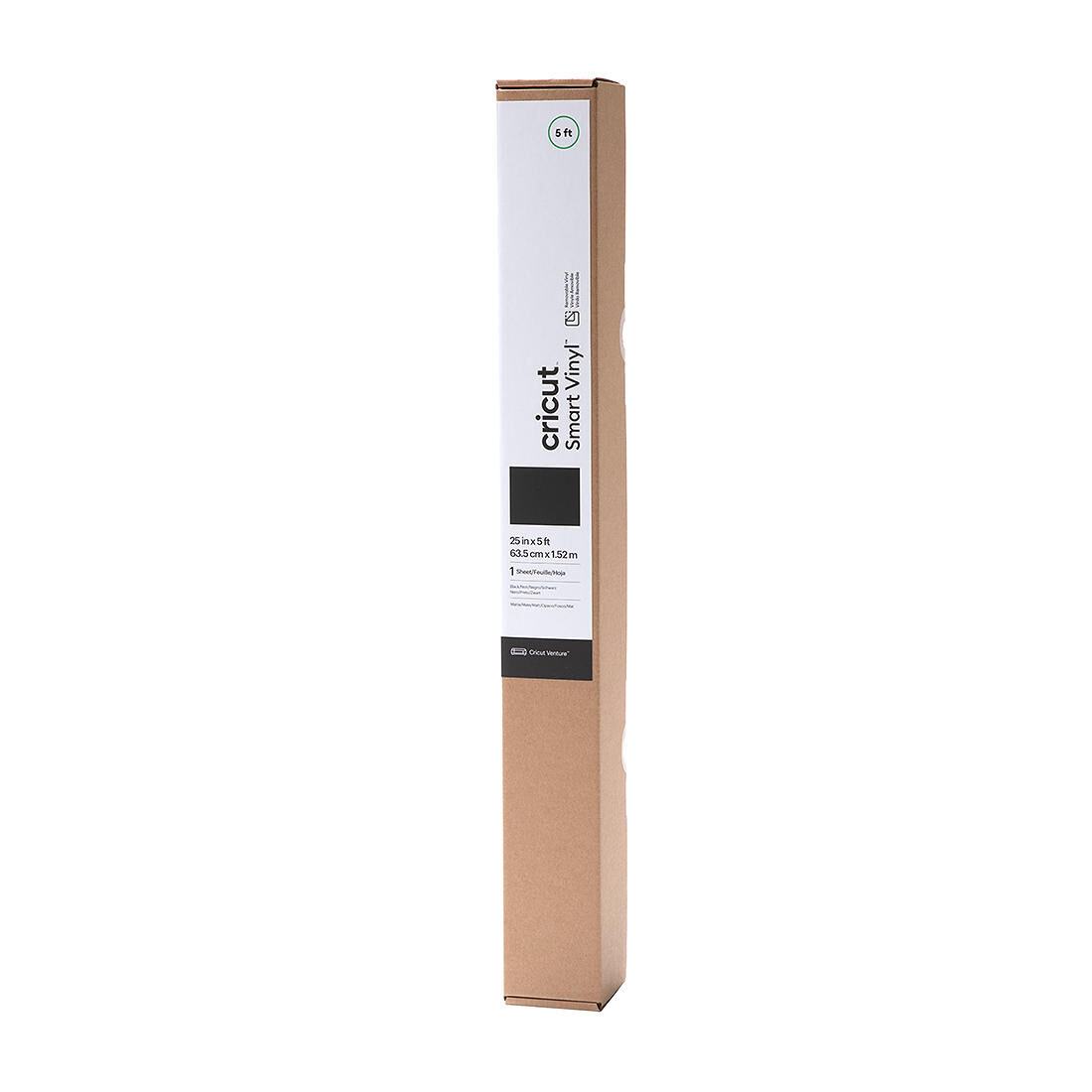 Smart Vinyl - Removable, Black 5 ft