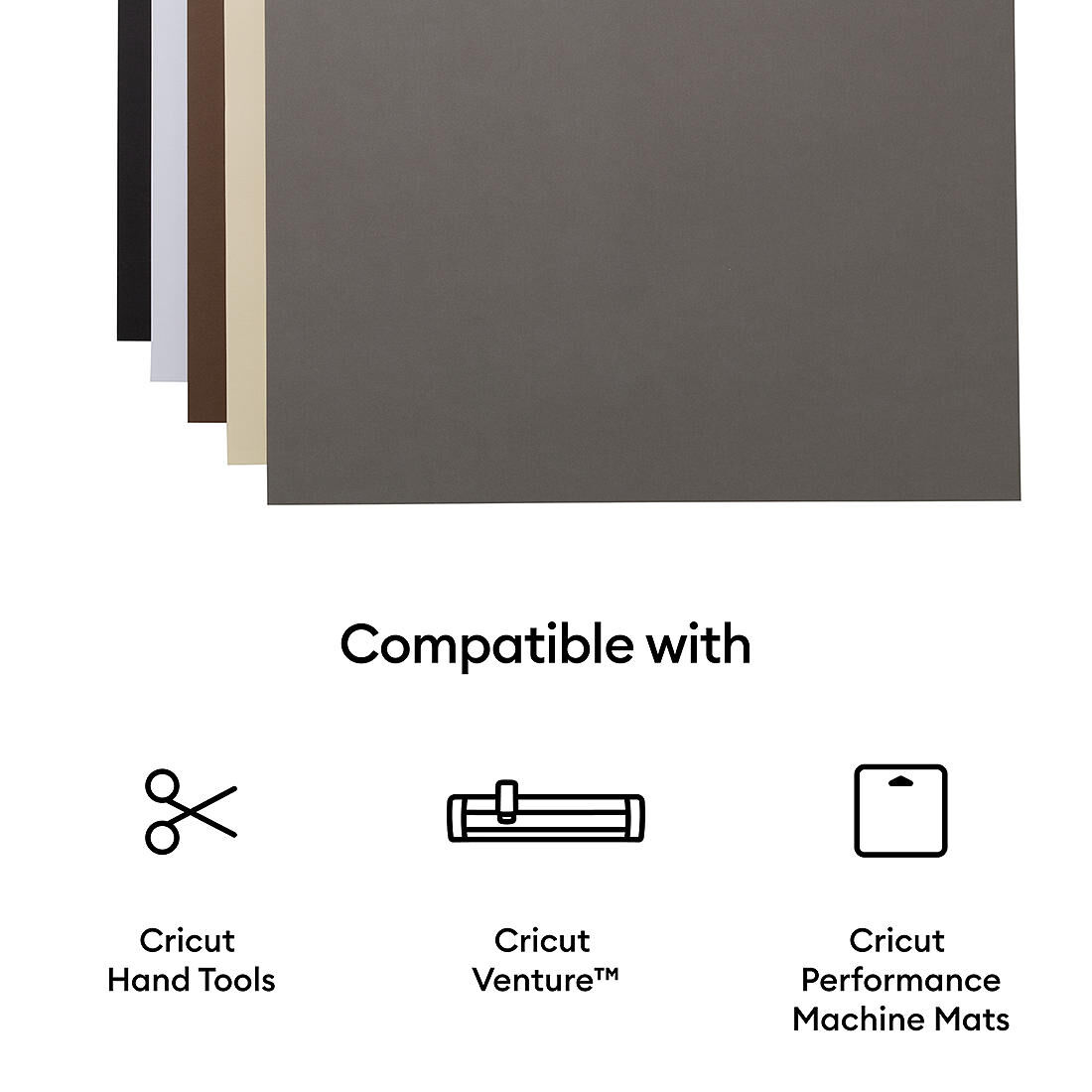 Cardstock Sampler, Neutrals - 24 in x 28 in (50 ct)