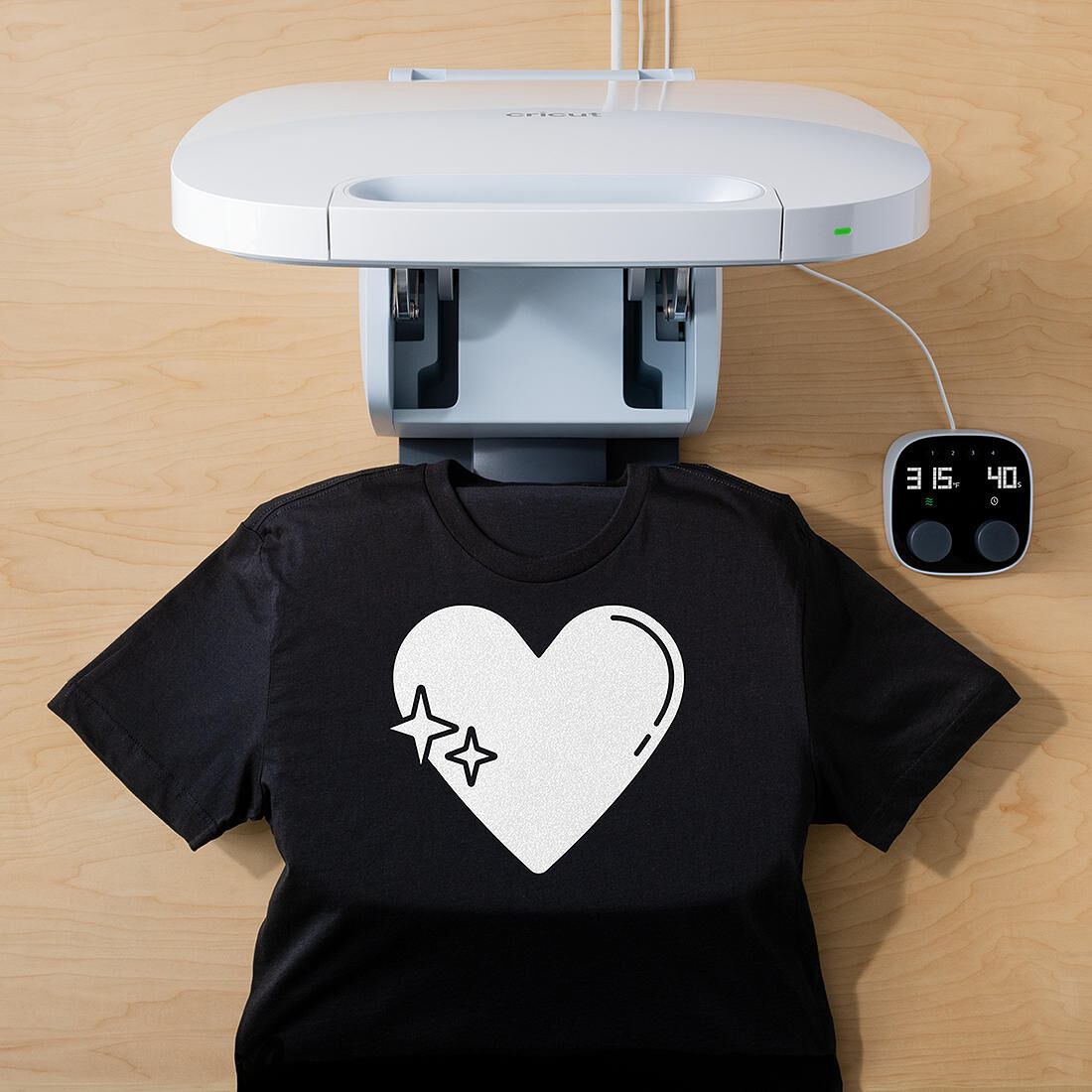 Smart Iron-On, Glitter, White 12 ft