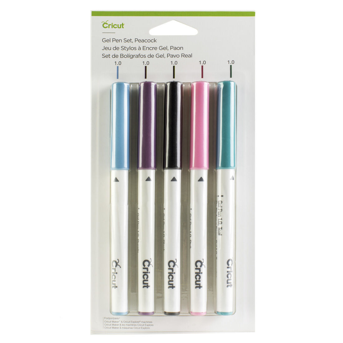 Gel Pen Set, Peacock (5 ct.)