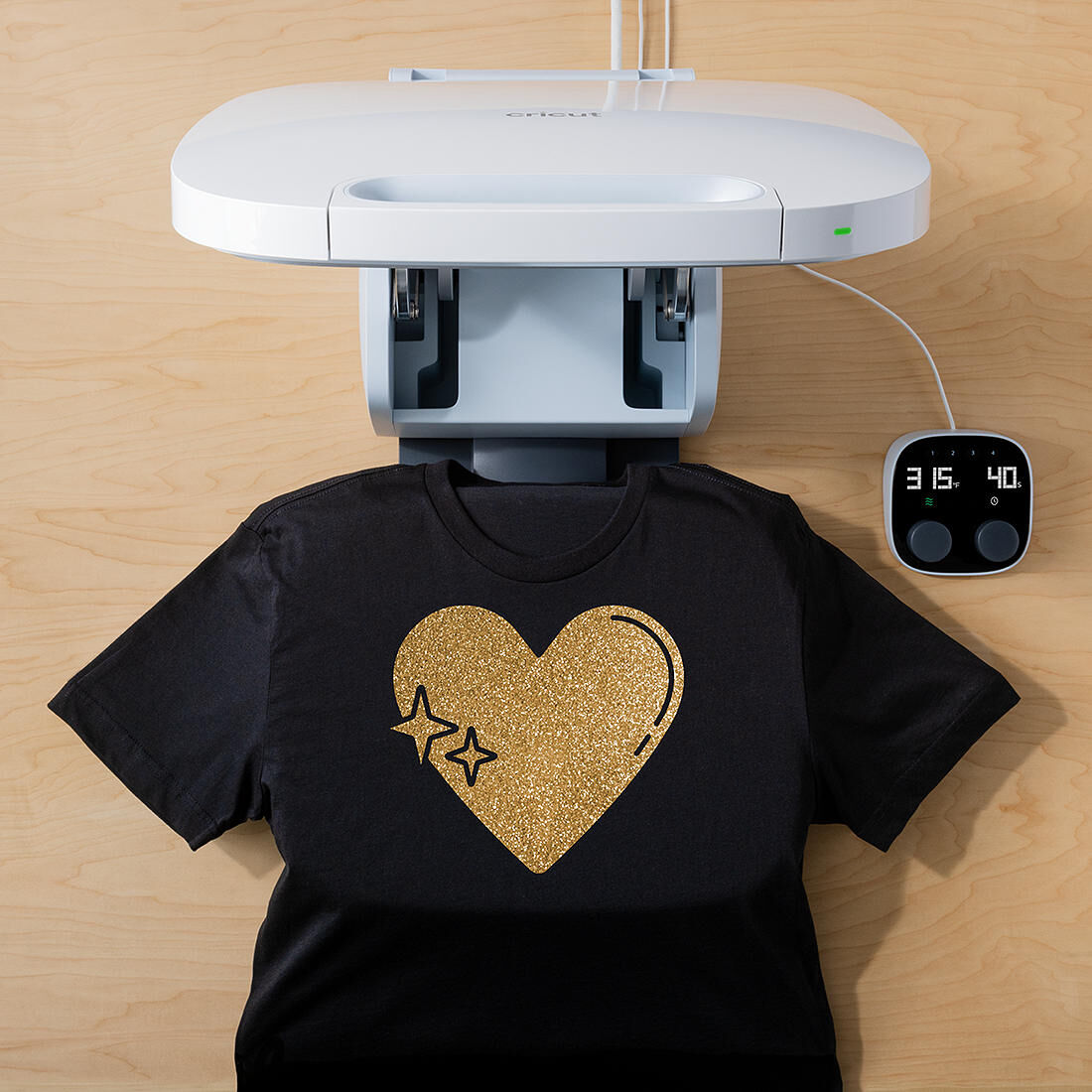 Smart Iron-On, Glitter, Gold 12 ft