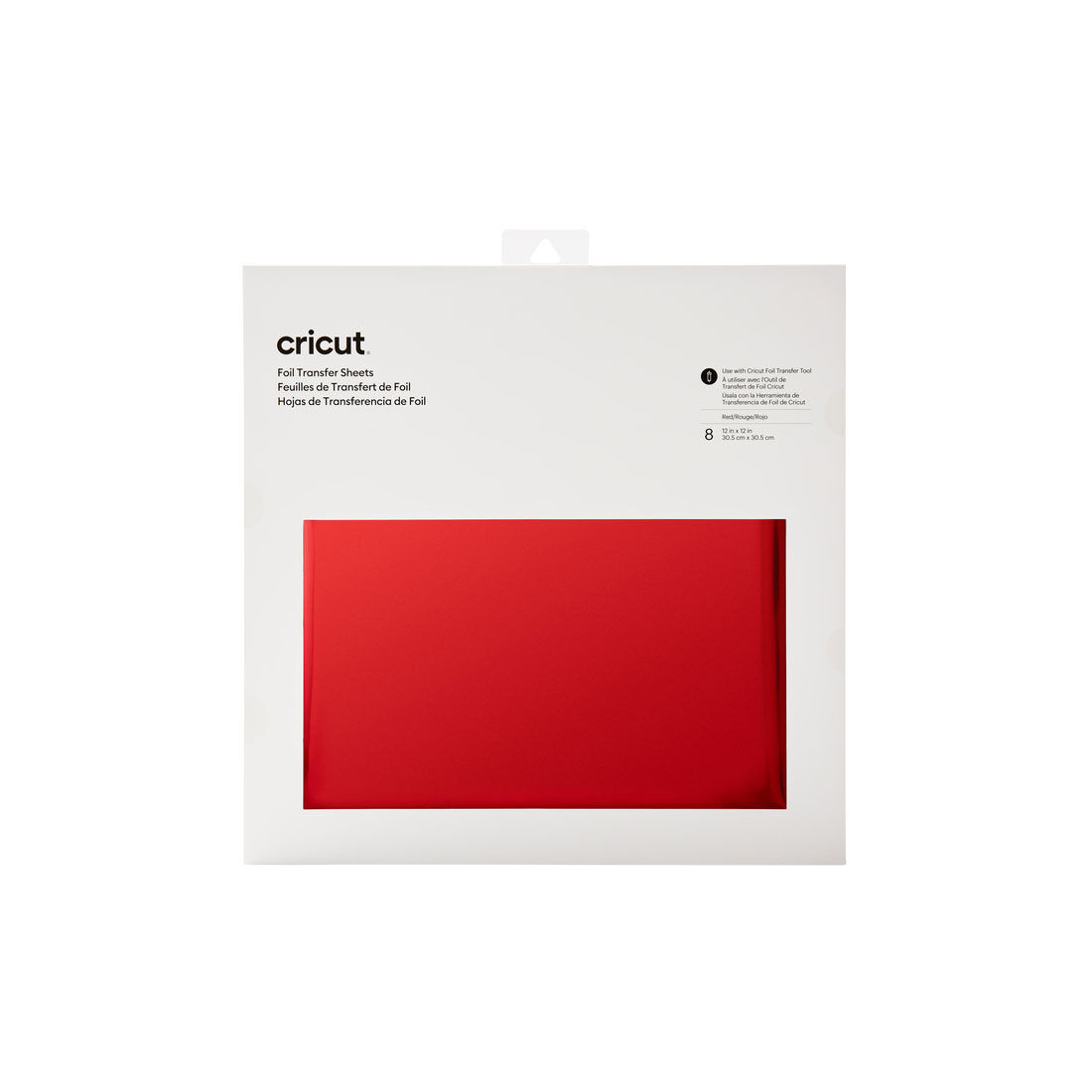 Foil Transfer Sheets, Red (8 ct)